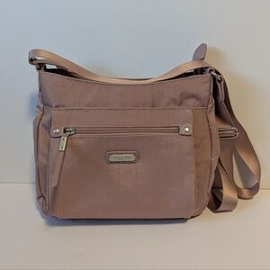 Baggallini Uptown Bagg with RFID phone wristlet, made from lightweight, water-re